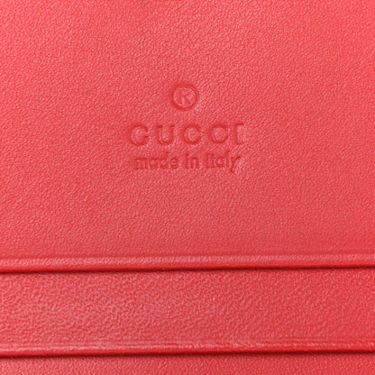 Gucci GG Supreme Monogram Blooms Card Case Beige Blue Navy Hibiscus Red 6 of 7