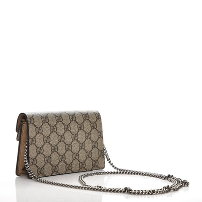 Gucci GG Supreme Monogram Super Mini Dionysus Shoulder Bag Taupe 3 of 7
