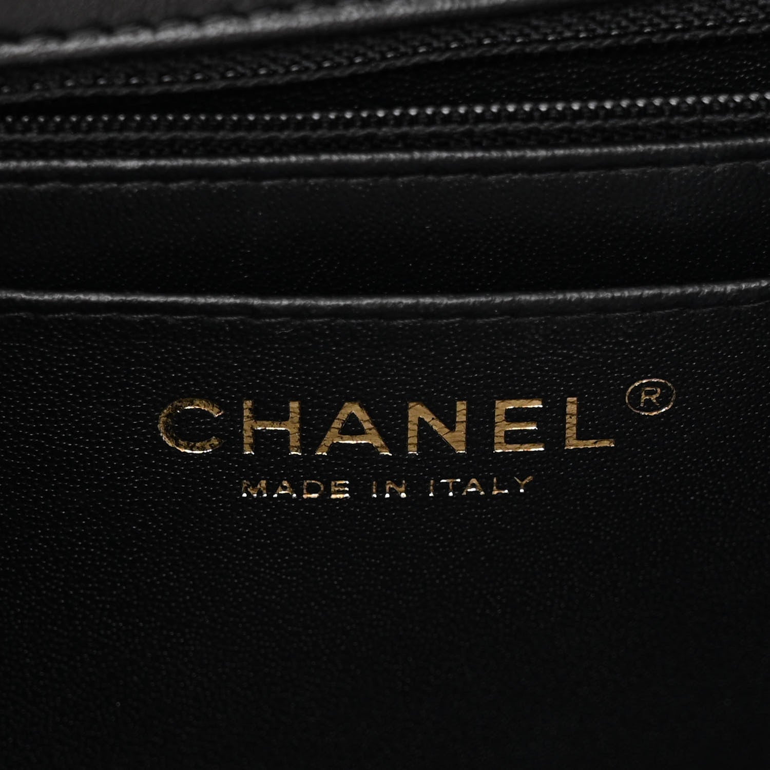 Chanel Lambskin Quilted Mini Square Flap Black 7 of 12