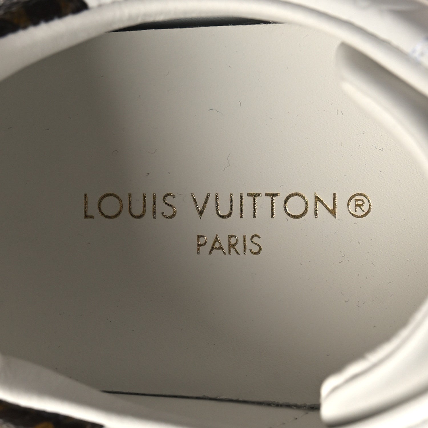 Louis Vuitton Lambskin Embossed Monogram Time Out Sneakers 36 White 8 of 8