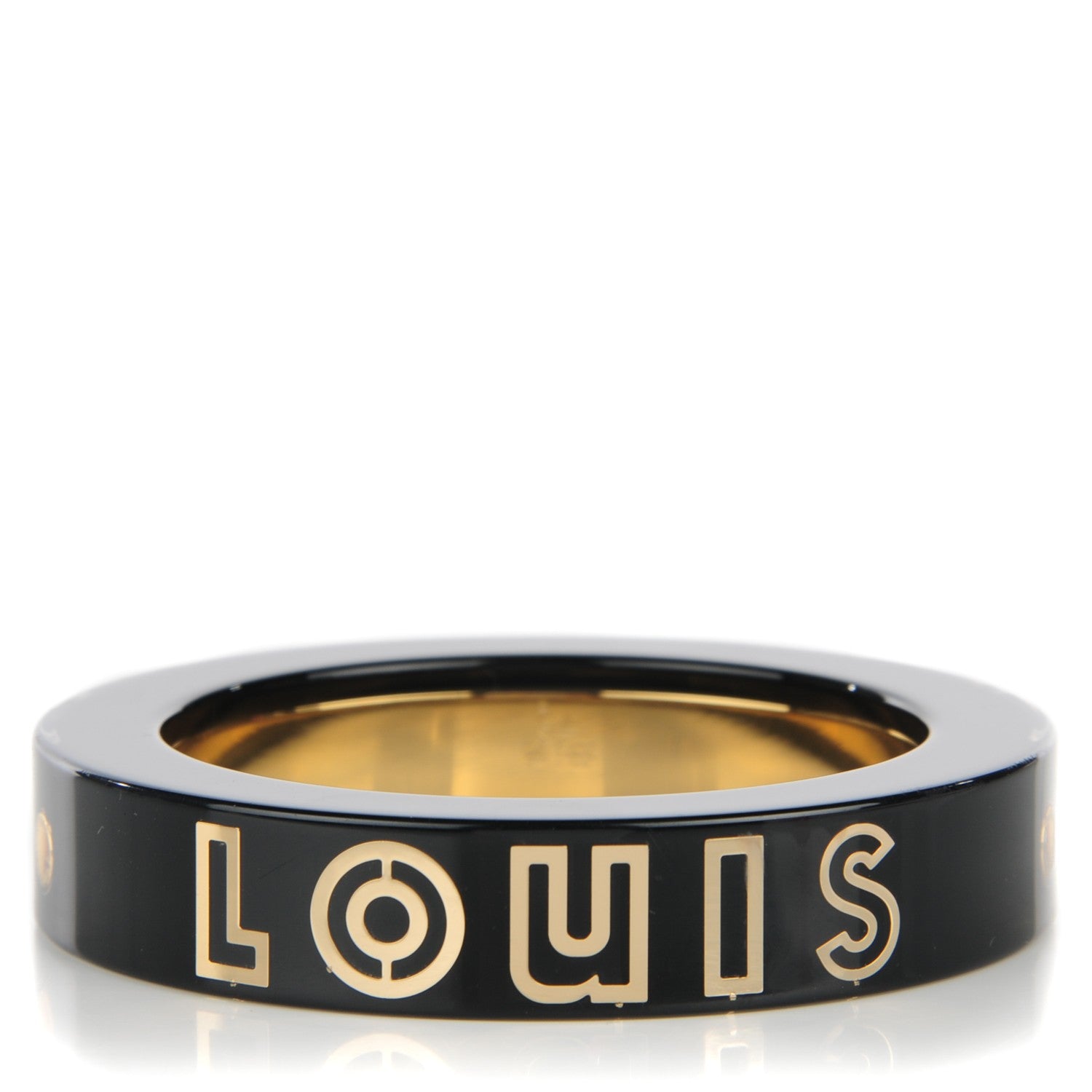 Louis Vuitton Resin Wanted Bracelet S Black 1 of 5