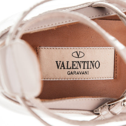 Valentino Garavani Patent Love Latch 100mm Pumps 39.5 Poudre 7 of 7