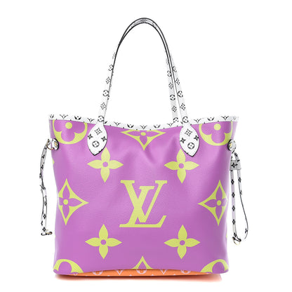 Louis Vuitton Monogram Giant Neverfull MM Pink Lilac 3 of 11