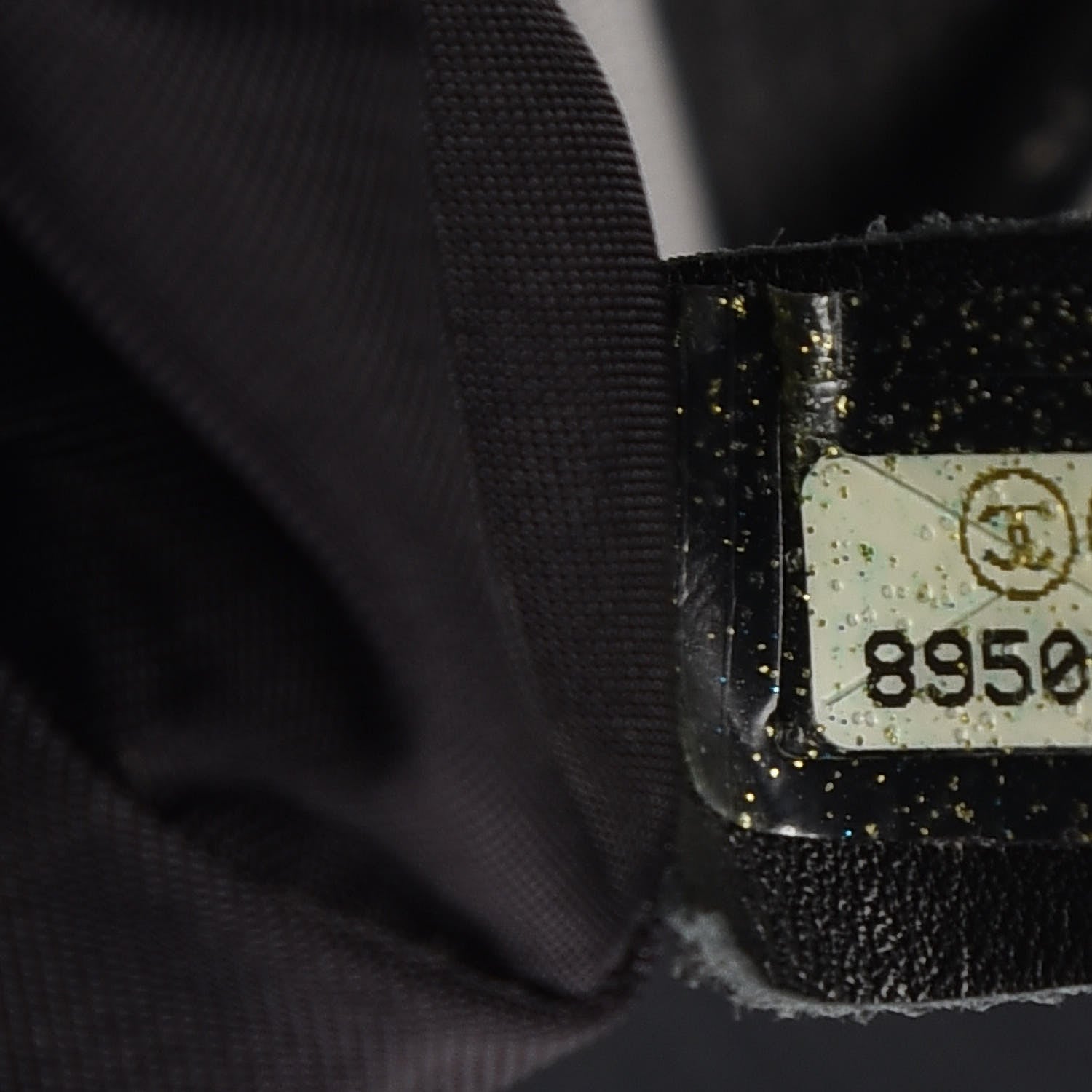 Chanel Nylon Sport Logo Duffel Black Blue 10 of 16