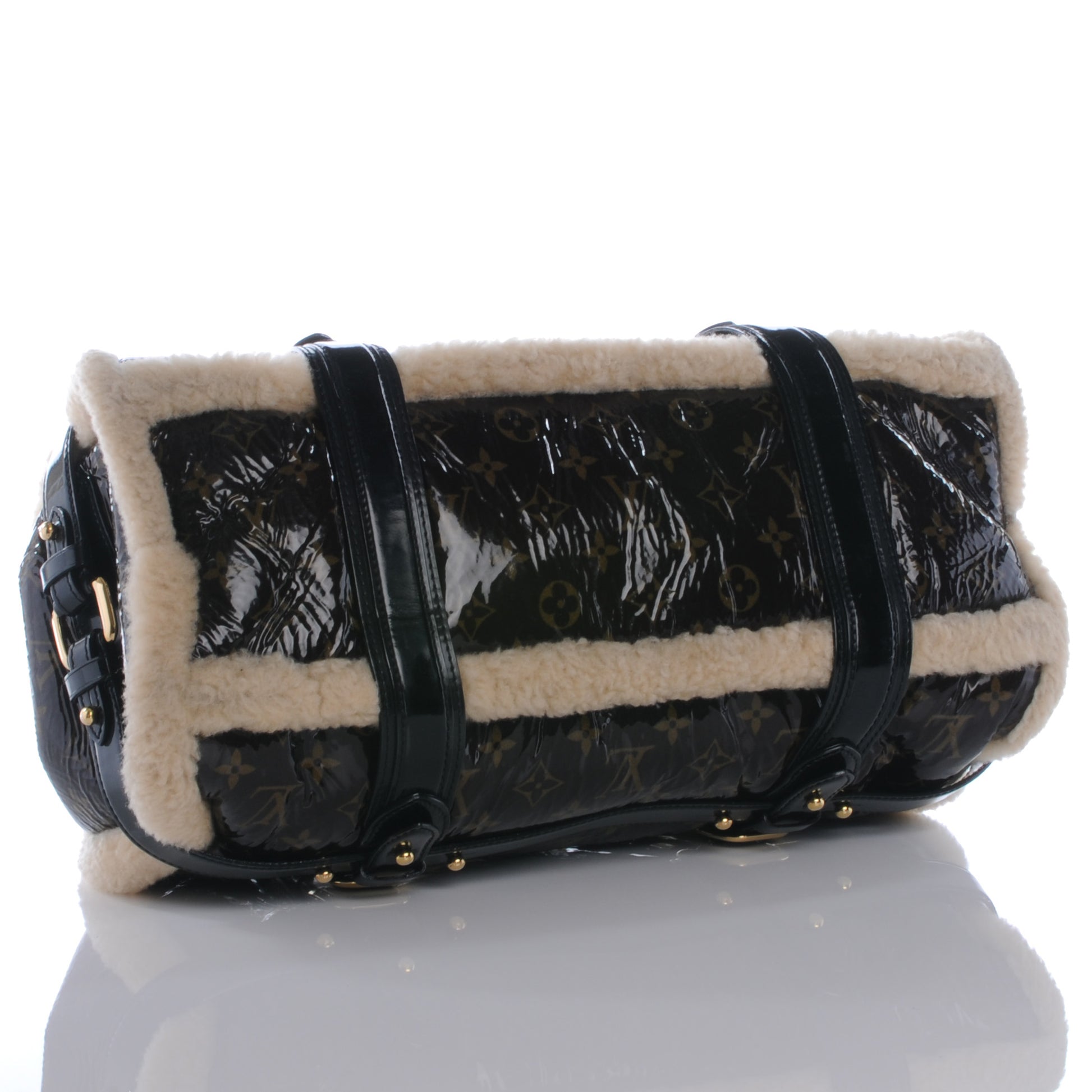 Louis Vuitton Monogram Shearling Storm Bag 4 of 9