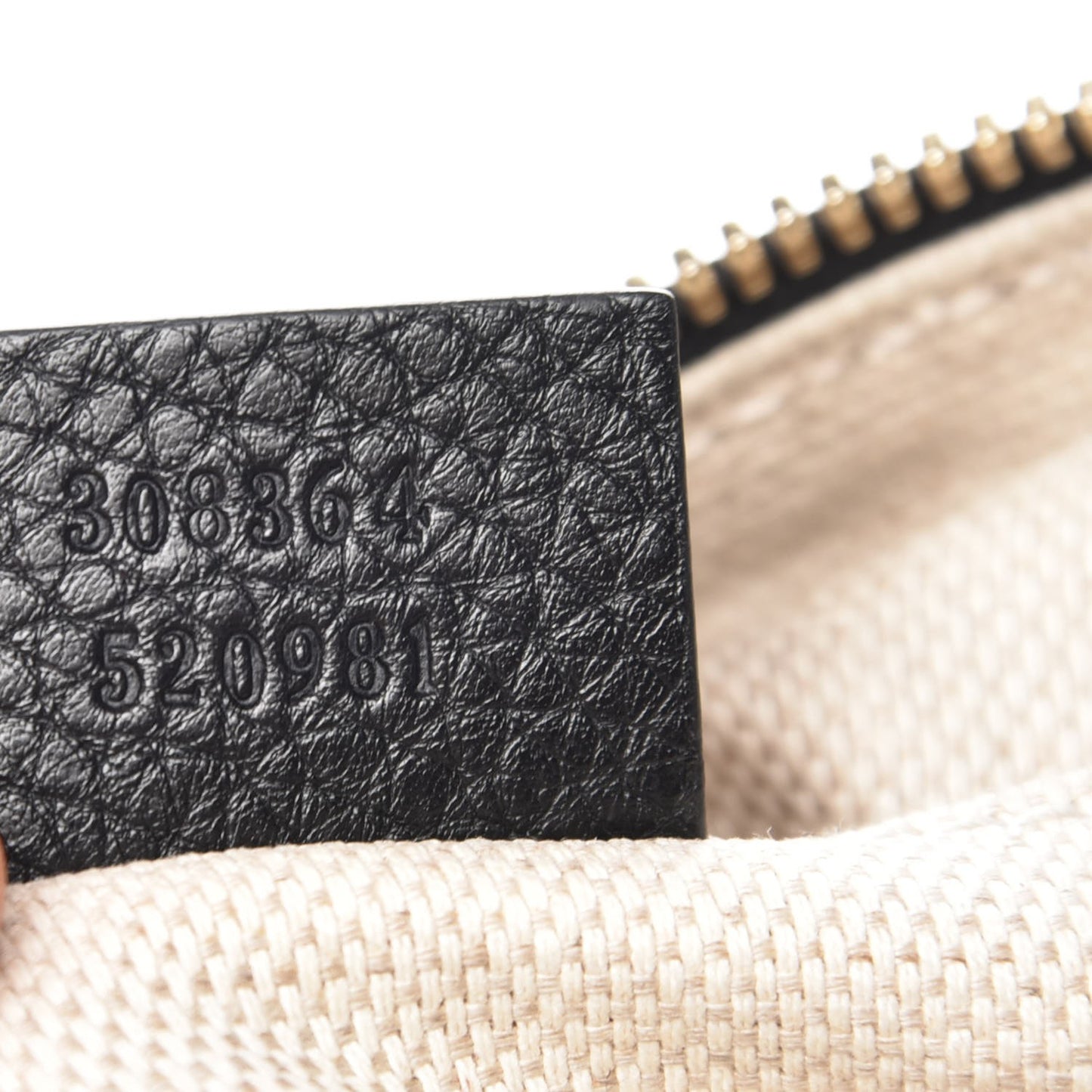 Pebbled Calfskin Small Soho Disco Bag Black