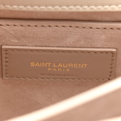 Saint Laurent Calfskin Monogram Sunset Chain Wallet Blanc Vintage 6 of 9