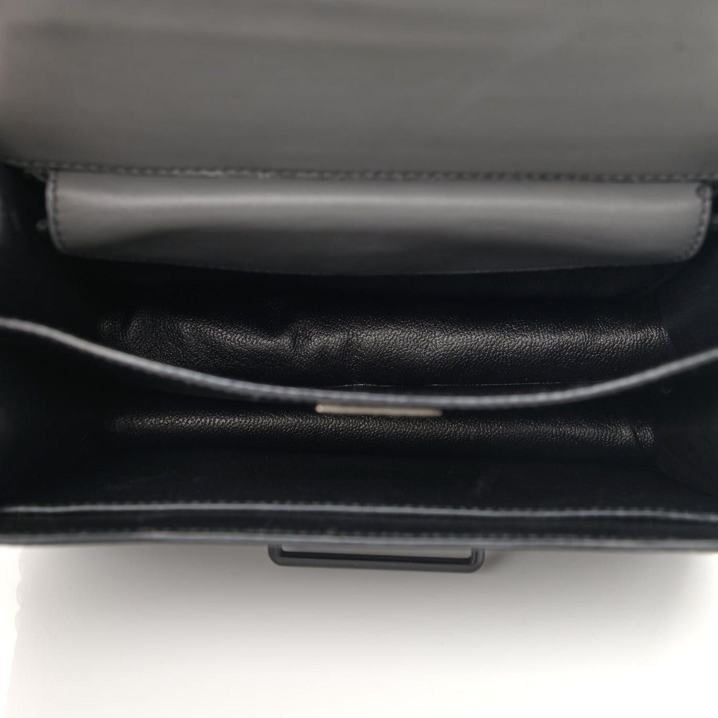 City Calfskin Saffiano Studded Cahier Bag Mercurio