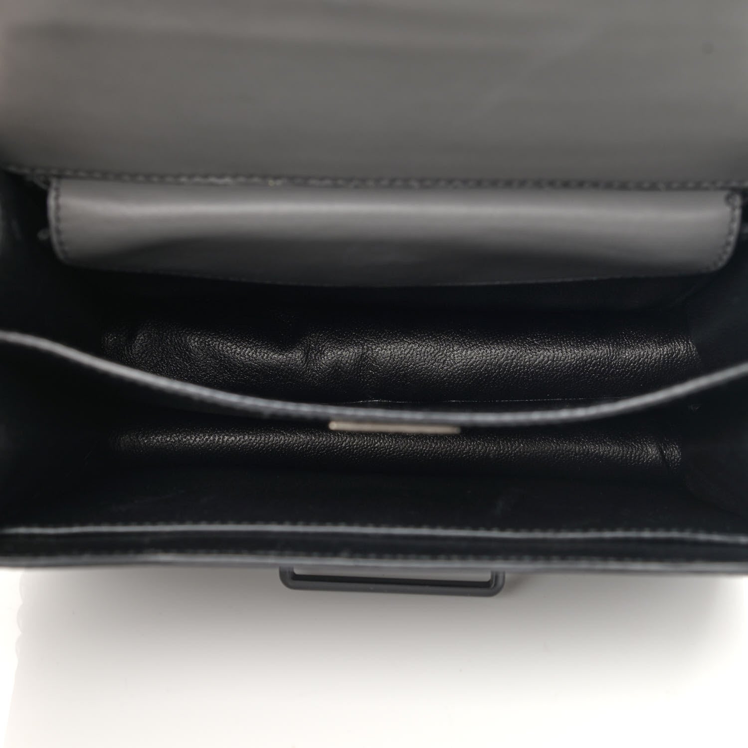 Prada City Calfskin Saffiano Studded Cahier Bag Mercurio 5 of 13