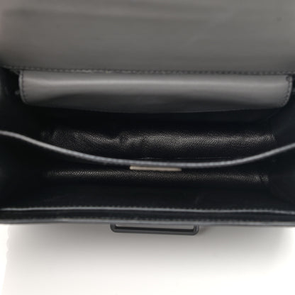 Prada City Calfskin Saffiano Studded Cahier Bag Mercurio 5 of 13