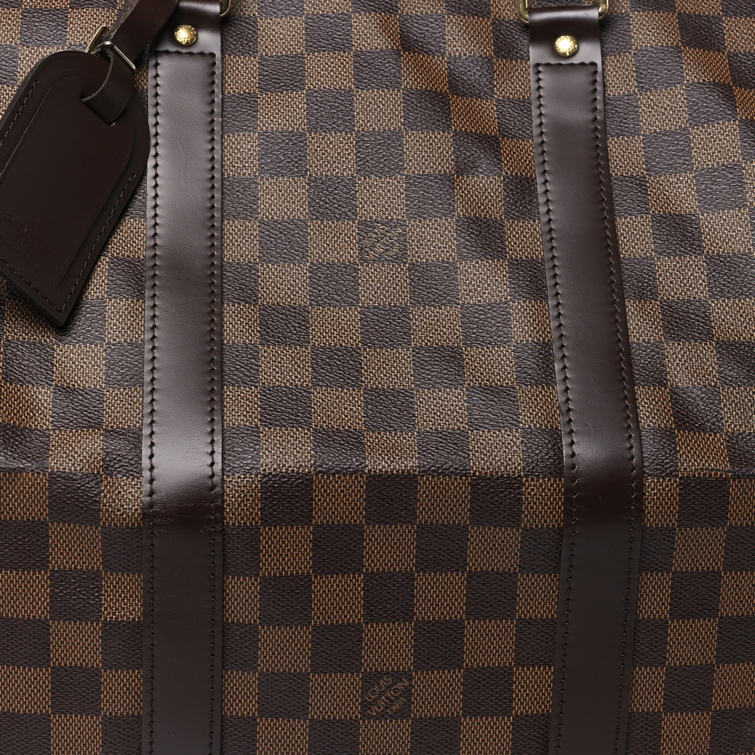 Louis Vuitton Damier Ebene Keepall 50 6 of 9