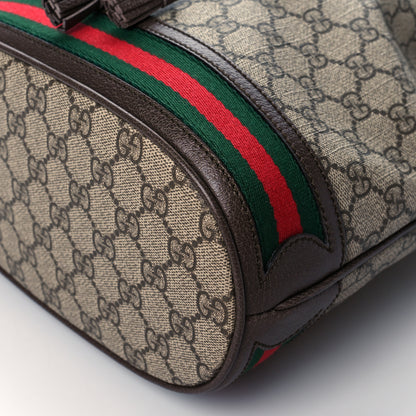 Gucci GG Supreme Monogram Web Ophidia Bucket Bag Brown 9 of 9