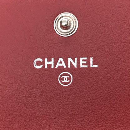 Chanel Patent Calfskin Quilted Large Brilliant Flap Wallet Dark Red 6 of 8