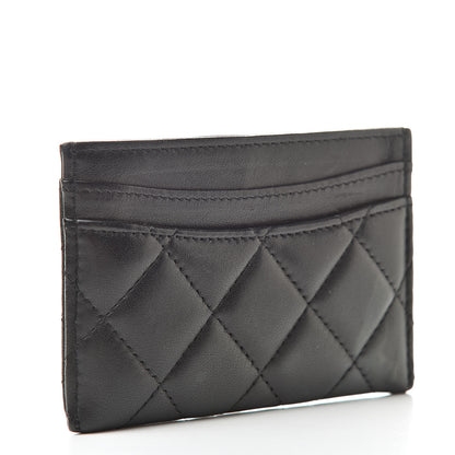 Chanel Lambskin Quilted Card Holder Black 3 of 11