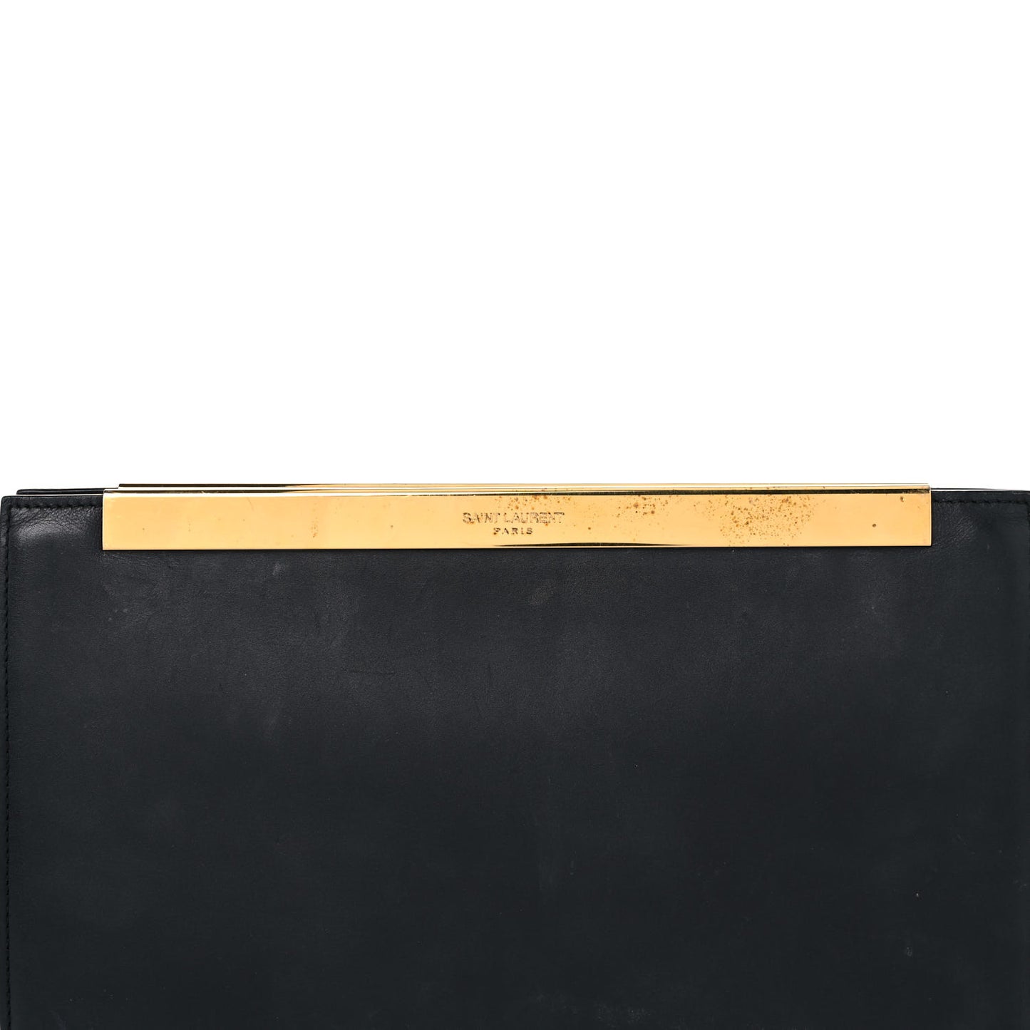 Leather Lutetia Clutch Black