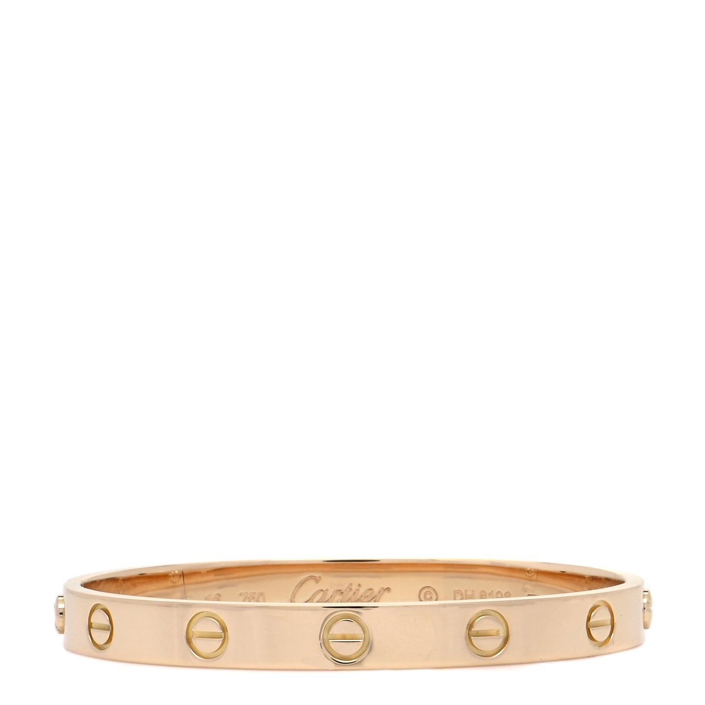 18K Yellow Gold LOVE Bracelet 16