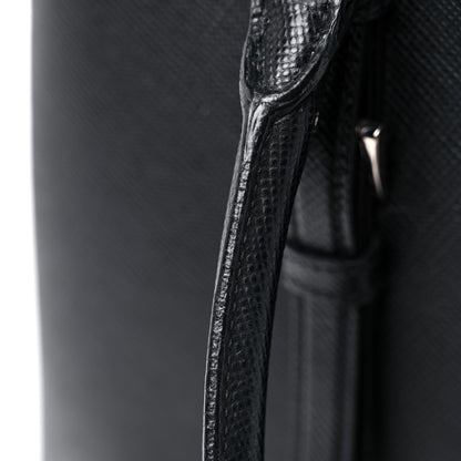 Prada Saffiano Cuir Medium Double Handle Tote Black 25 of 25