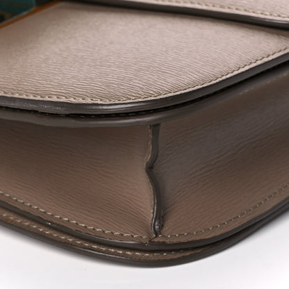 Celine Liege Calfskin Medium Classic Box Flap Bag Taupe 6 of 12