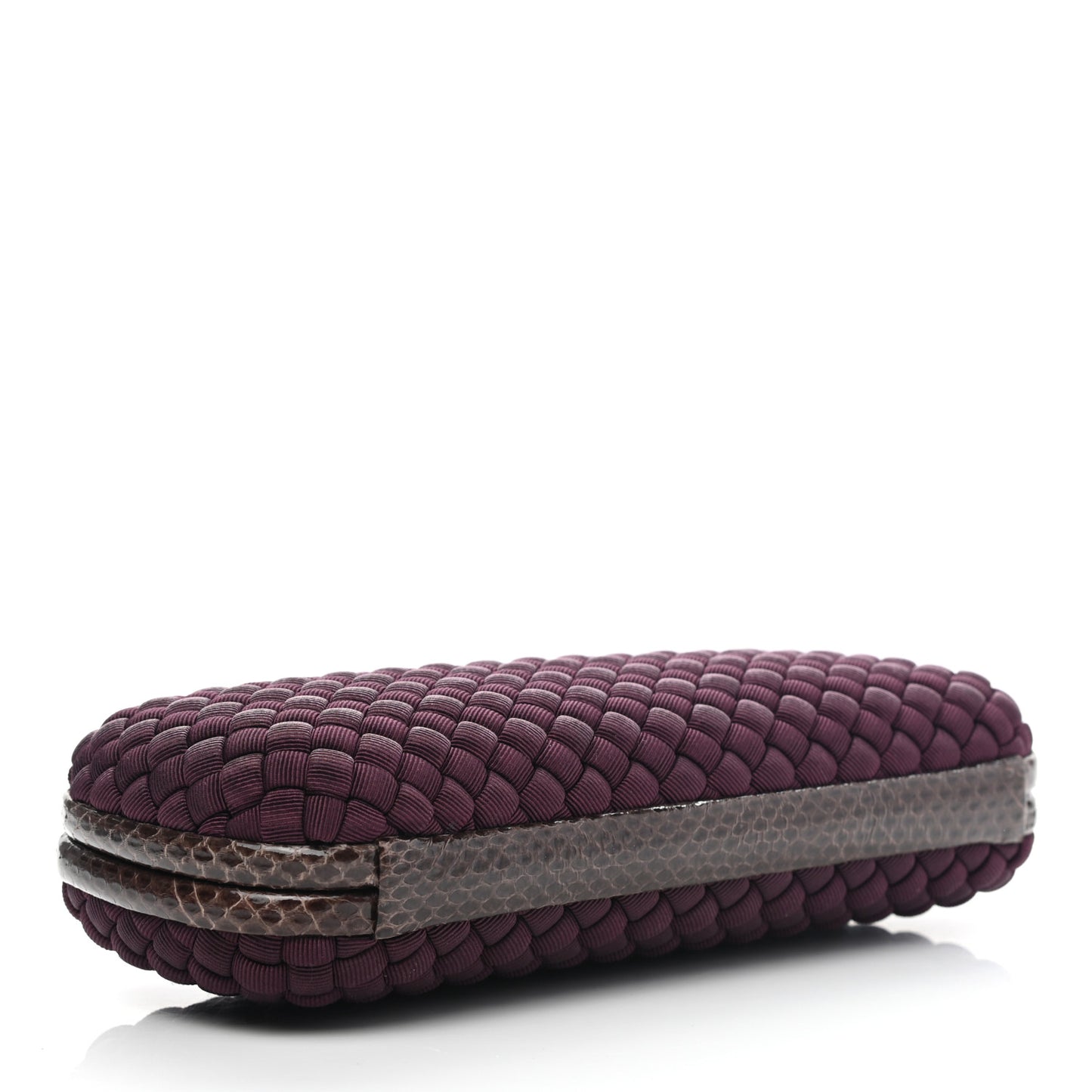Intreccio Impero Ayers Stretch Knot Clutch Burgundy