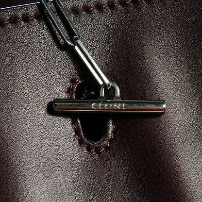 Celine Smooth Calfskin New Shoulder Bag Burgundy 6 of 10