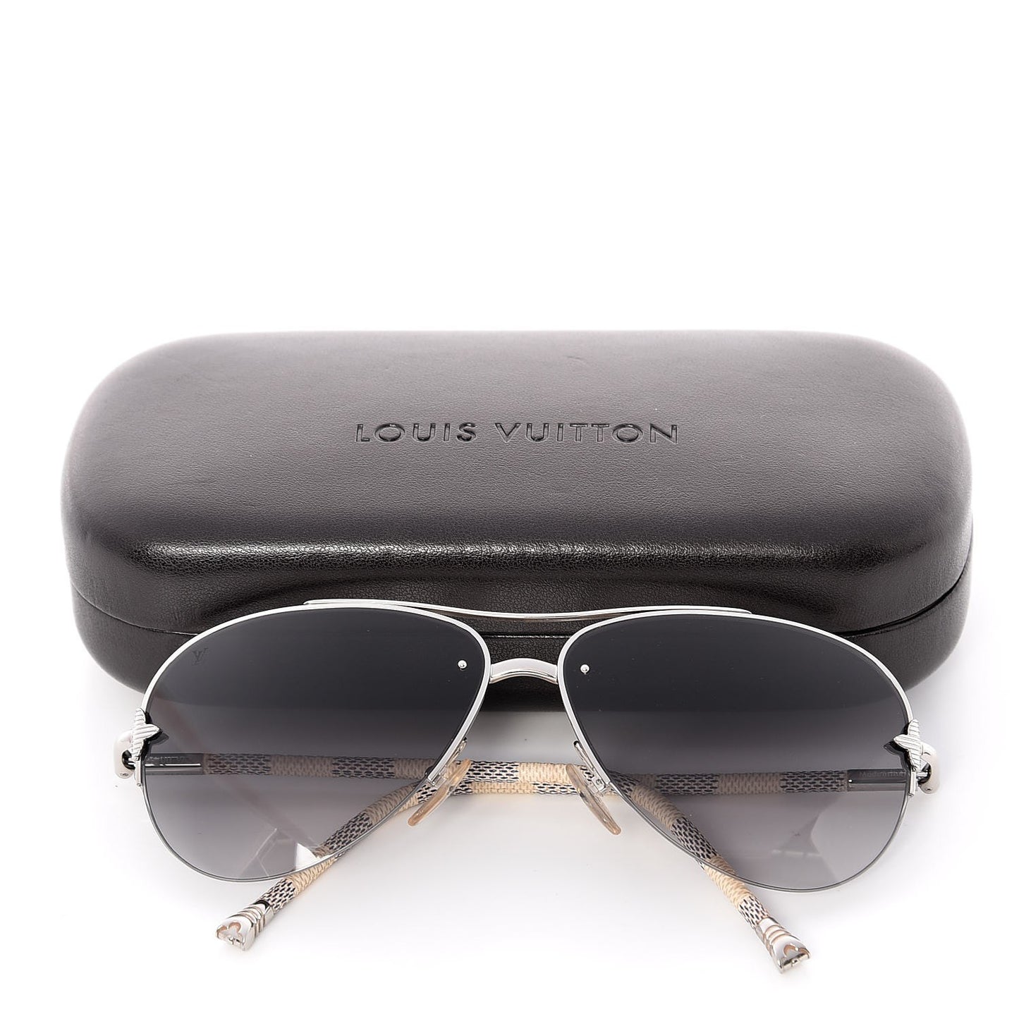 Damier Azur Petite Viola Pilote Aviator Sunglasses Z0570U