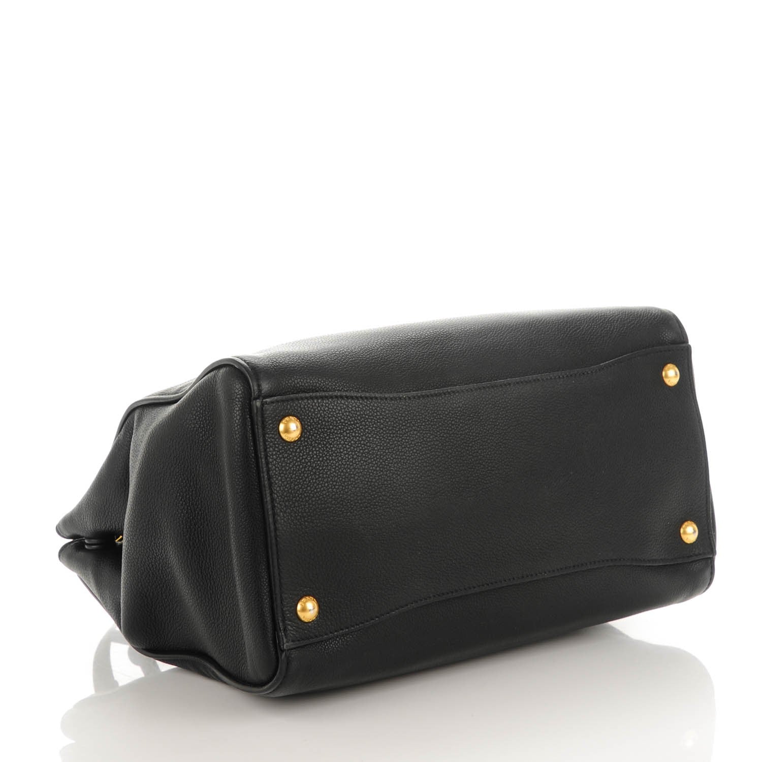 Prada Vitello Grain Tote Black 4 of 8