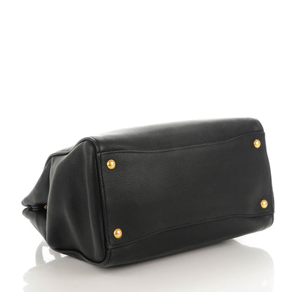 Prada Vitello Grain Tote Black 4 of 8