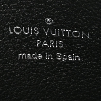 Louis Vuitton Calfskin Lockme Zippy Coin Purse Black 6 of 7