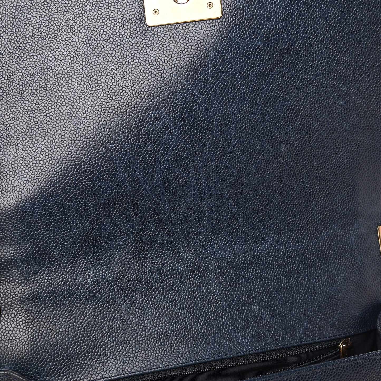 Caviar Quilted New Medium Boy Flap Dark Navy Blue