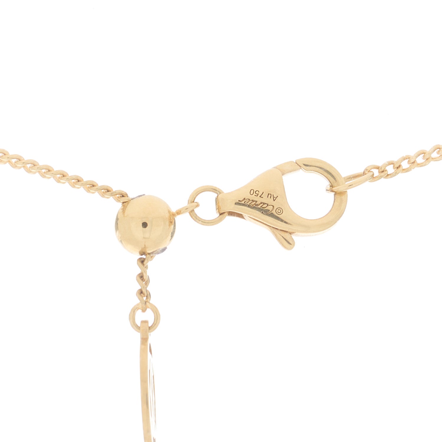 Cartier 18K Yellow Gold Chain Necklace 3 of 4