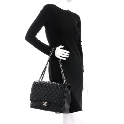 Chanel Caviar Quilted Maxi Double Flap Black 3 of 8