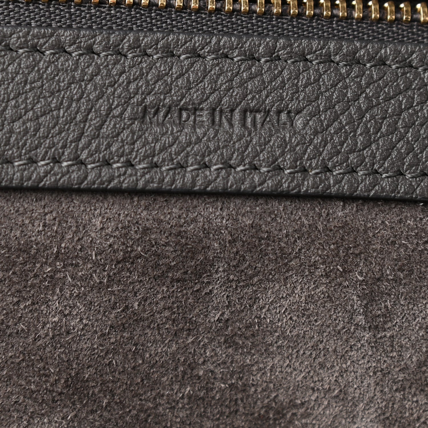 Celine Soft Grained Calfskin Small Belt Cabas Phantom Grey 6 of 8