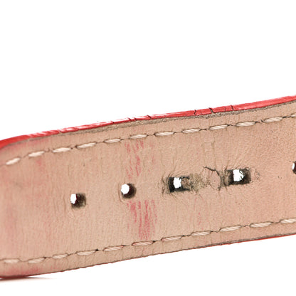 Chopard 18K Rose Gold Alligator Diamond Bezel Mother of Pearl 36mm Imperiale Quartz Watch 7 of 8