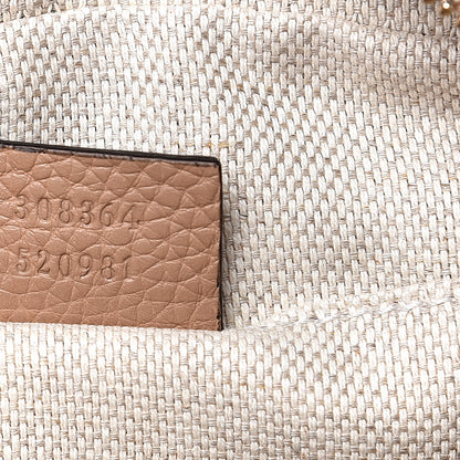 Gucci Pebbled Calfskin Small Soho Disco Bag Camelia 7 of 10