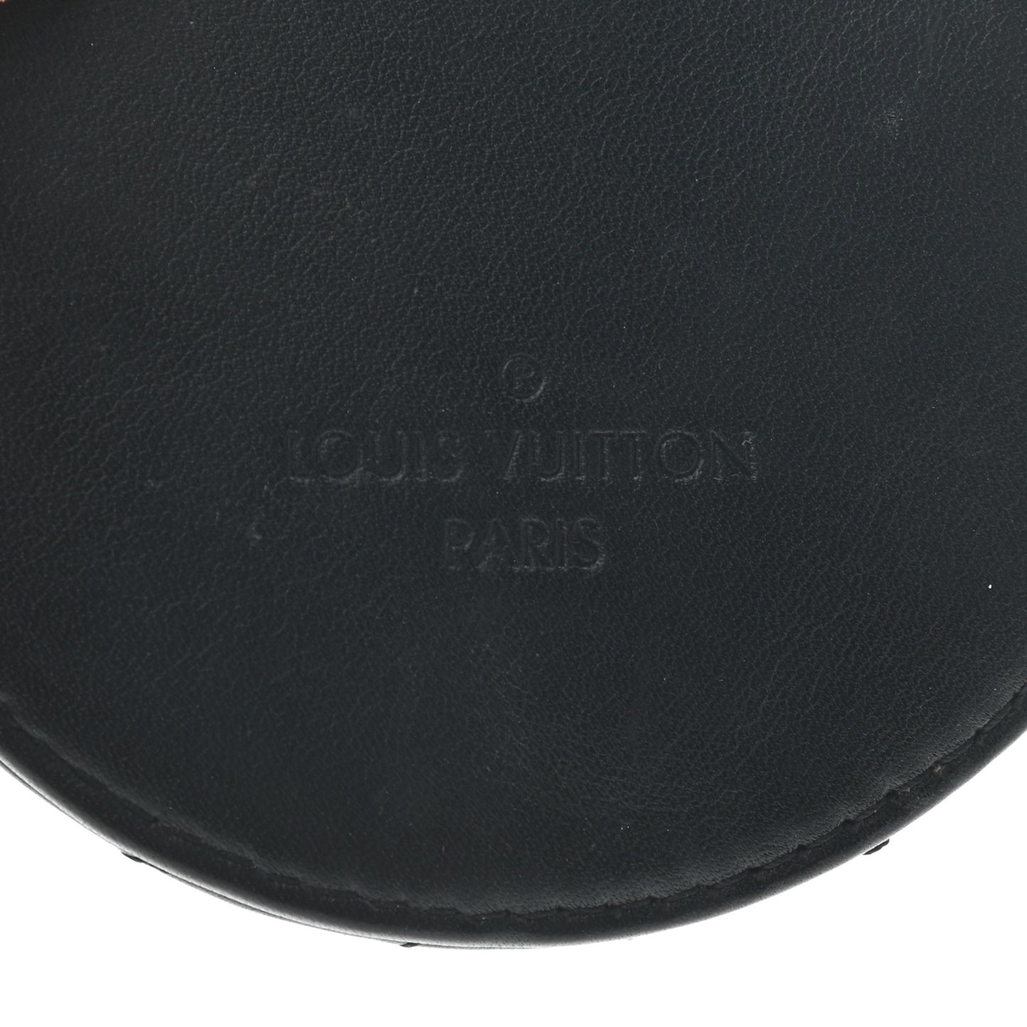Calfskin New Wave Multi Pochette Round Coin Purse Black