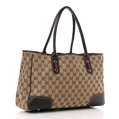 Gucci Monogram Medium Princy Tote Dark Brown 3 of 15
