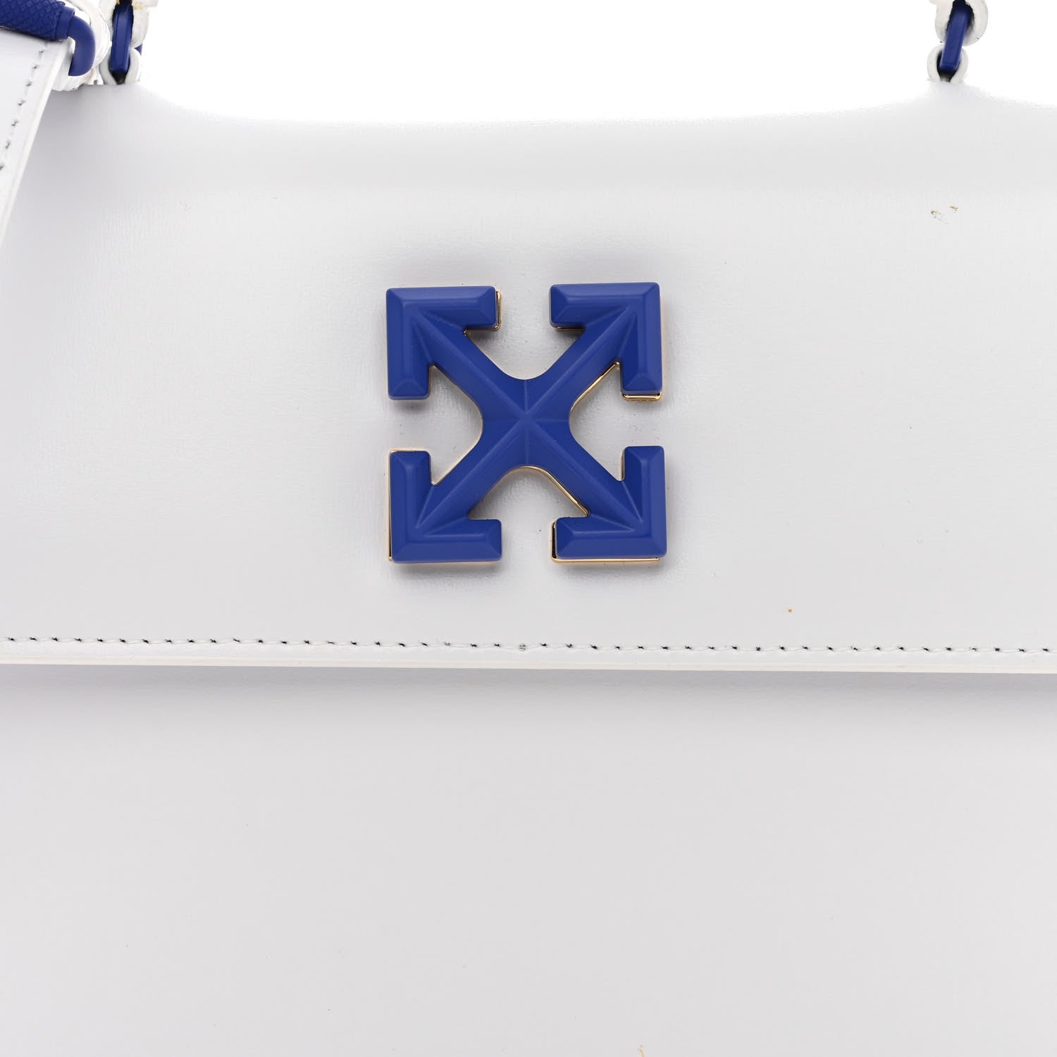Off-White Calfskin Jitney Bag White 9 of 15