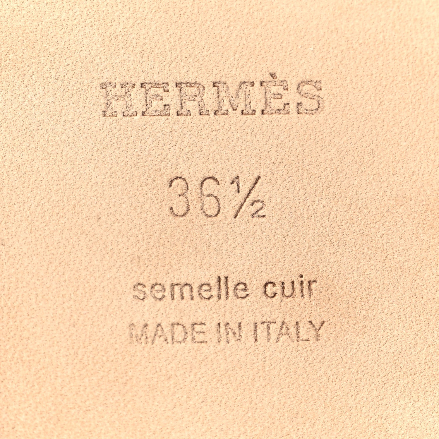Hermes Calfskin Oran Sandals 36.5 Granit Rose 6 of 8