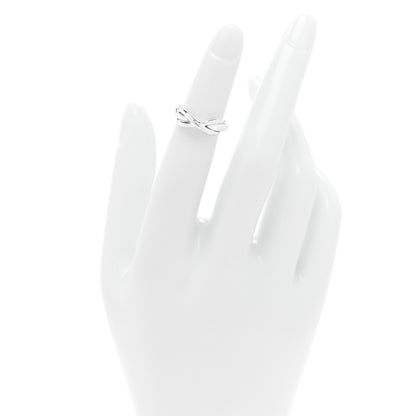 Tiffany Sterling Silver Infinity Ring 45 3.25 2 of 4