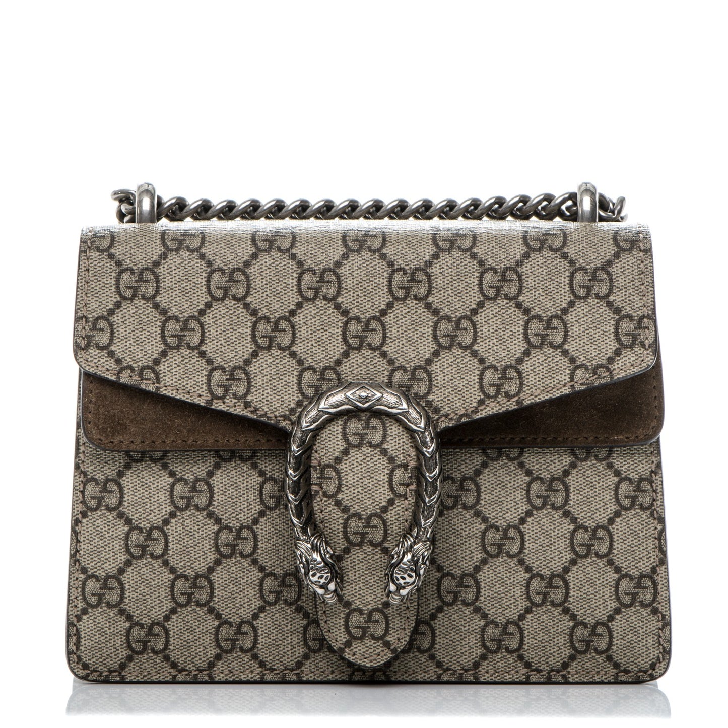 GG Supreme Monogram Mini Dionysus Shoulder Bag Taupe