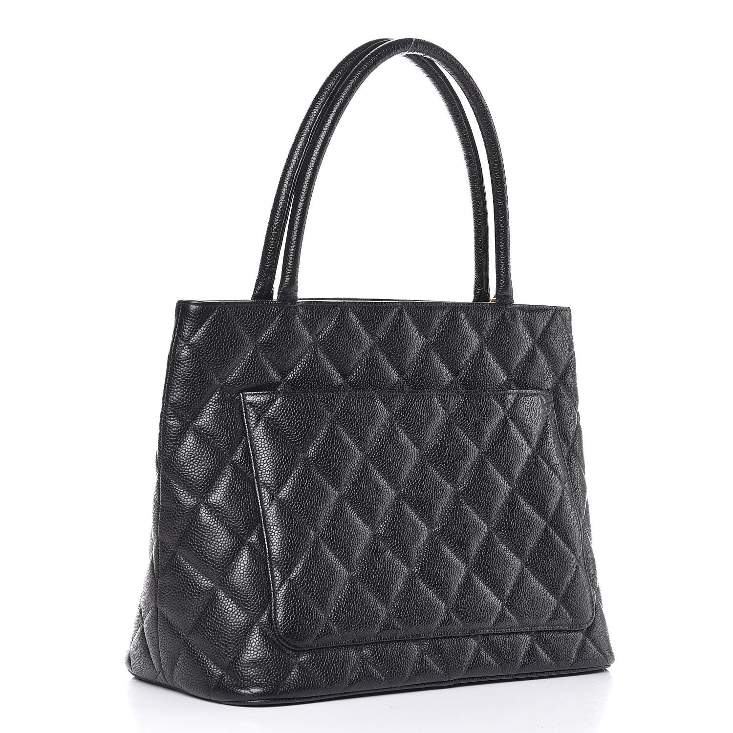 Chanel Caviar Quilted Medallion Tote Black 10 of 15
