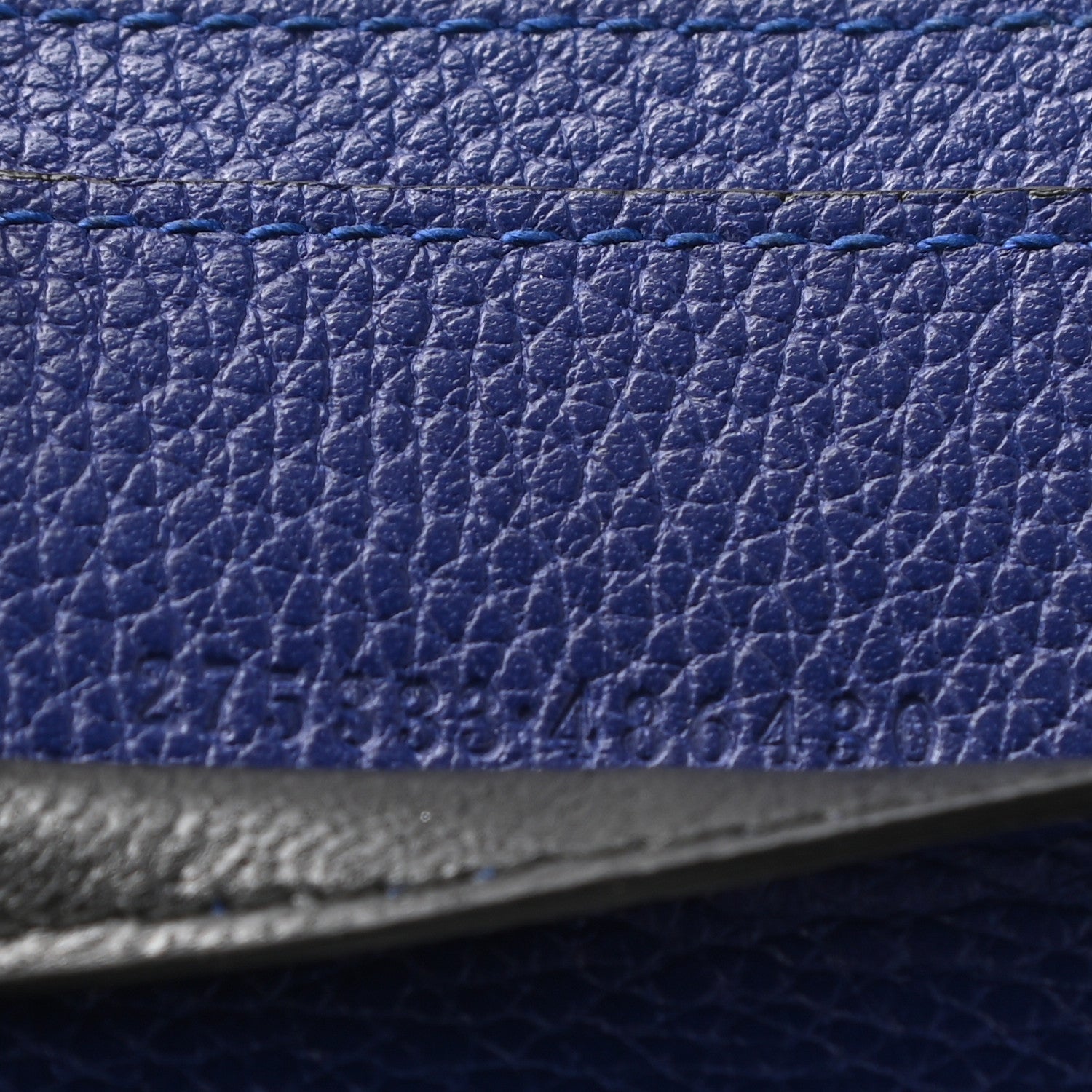 Alexander McQueen Calfskin Skull Card Holder Blue 6 of 8