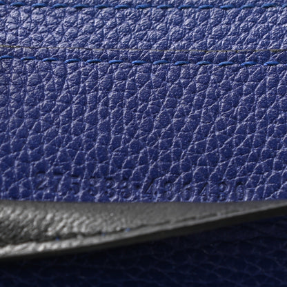 Alexander McQueen Calfskin Skull Card Holder Blue 6 of 8