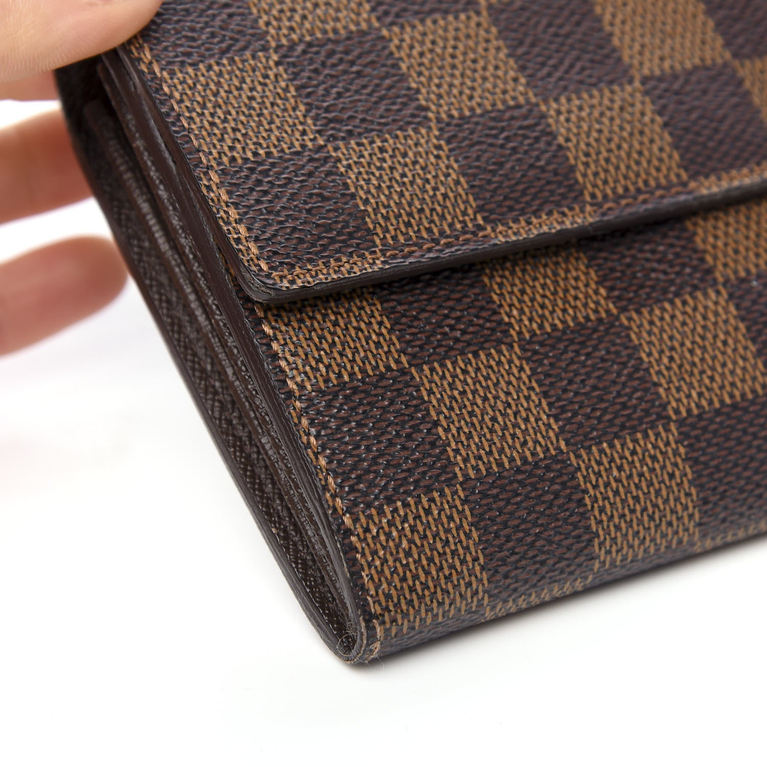 Louis Vuitton Damier Ebene Sarah Wallet 8 of 10