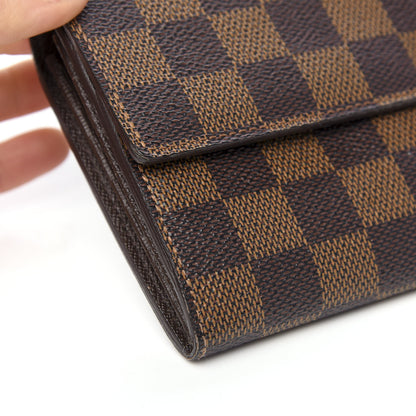 Louis Vuitton Damier Ebene Sarah Wallet 8 of 10