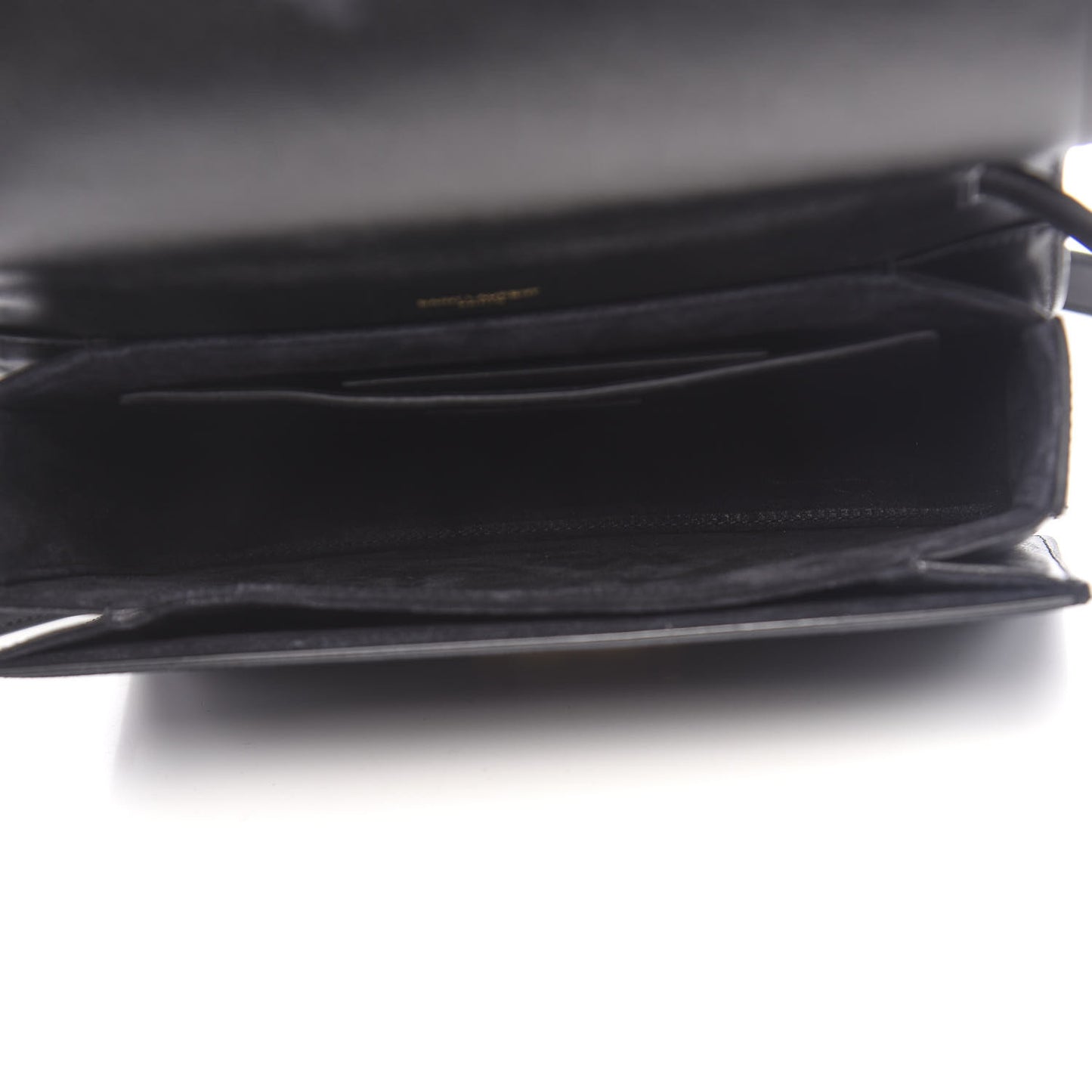 Smooth Calfskin Suede Medium Bellechasse Black