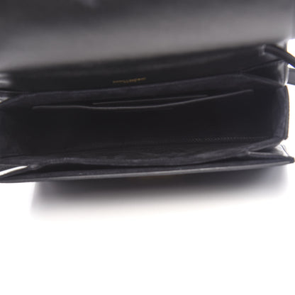Saint Laurent Smooth Calfskin Suede Medium Bellechasse Black 5 of 10