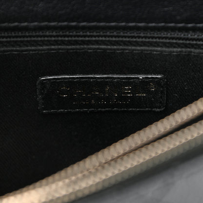 Chanel Shiny Calfskin Goatskin Quilted Medium Coco Curve Messenger Flap Black 6 of 10