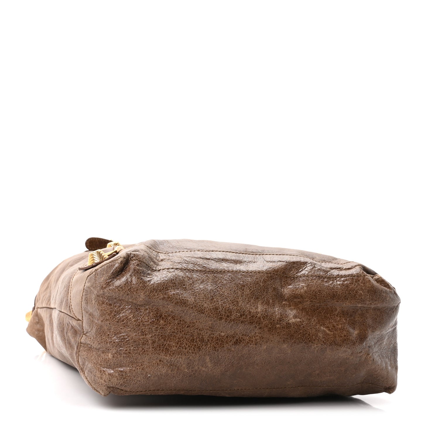 Agneau Giant 21 Gold Hardware Day Hobo Truffle