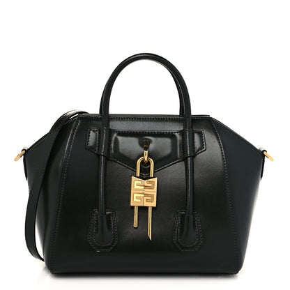 Givenchy Box Calfskin Mini Lock Antigona Shoulder Bag Green Forest 1 of 6